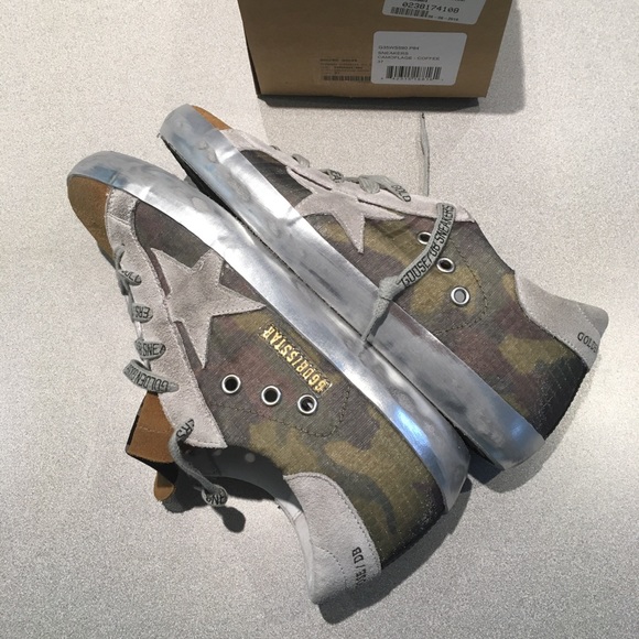 Golden Goose Superstar Camouflage/Coffee sz 37 NIB - Picture 11 of 13